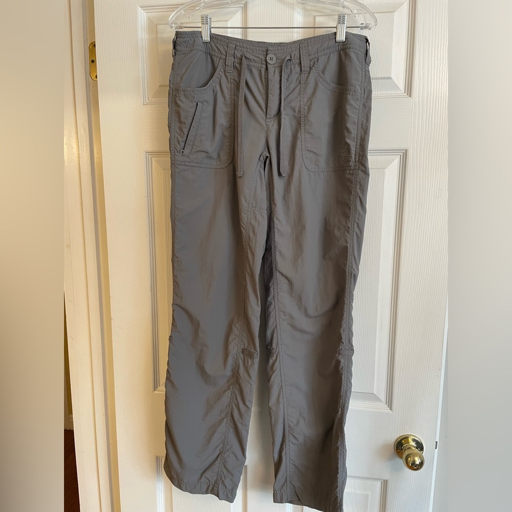 The North Face size 6 grey hike/trail pants